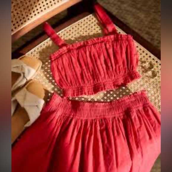Abercrombie & Fitch Tops - NWT Abercrombie & Fitch x Tia Booth Ruched Crop Top Hot Pink Size Medium